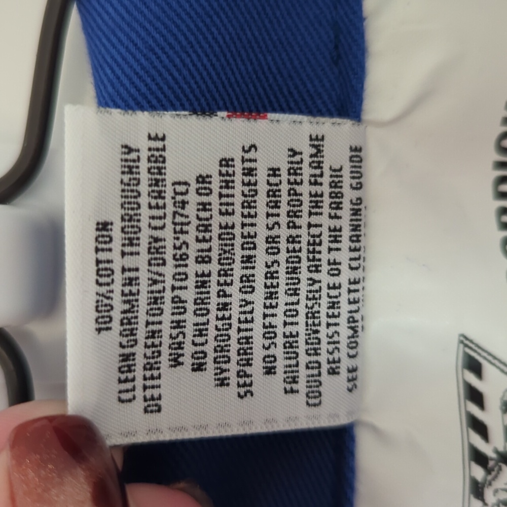 Blue Coveralls with Reflective Stripes - Picture 6 of 11